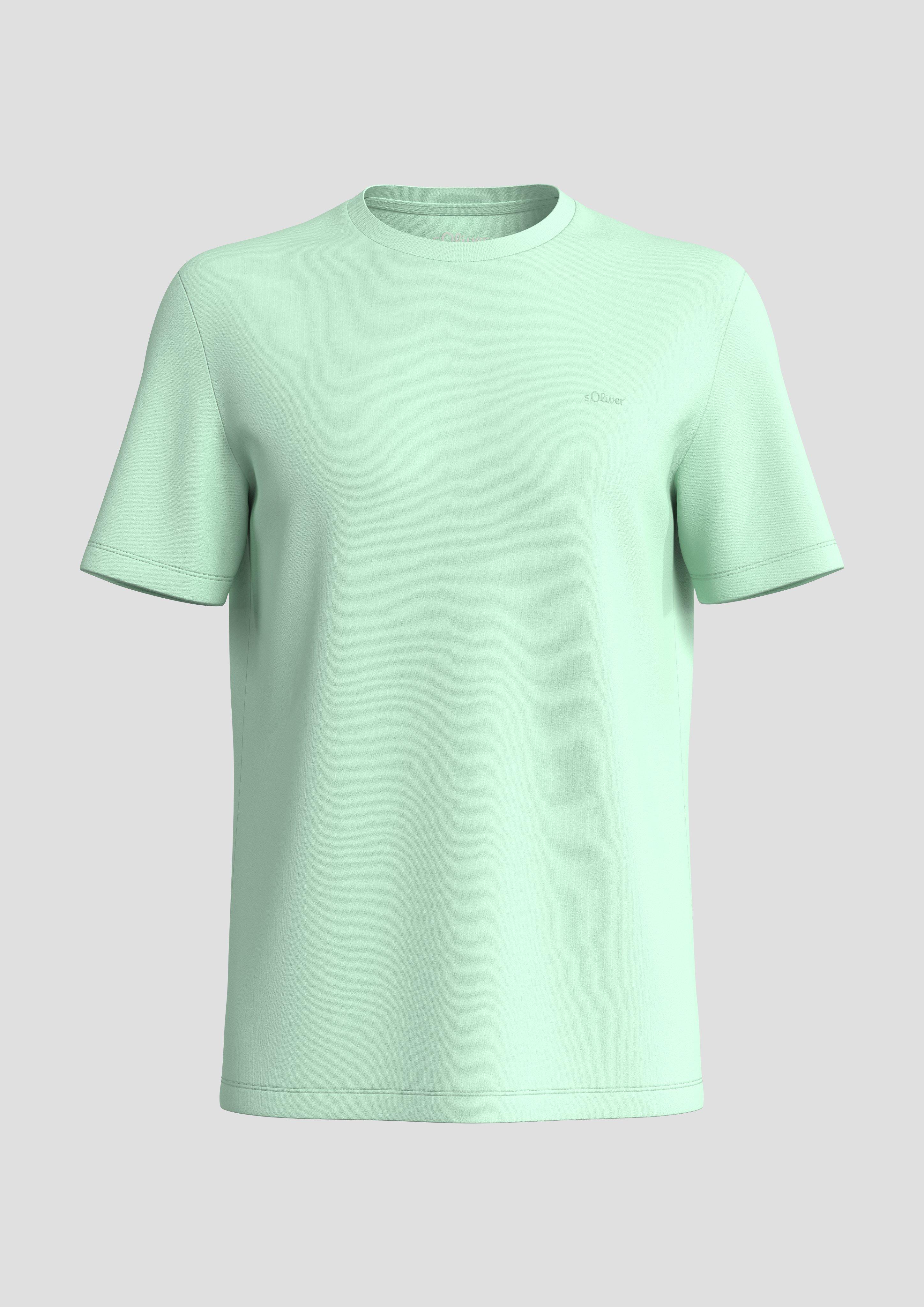 T-Shirt mit Labelprint  2141455-6501