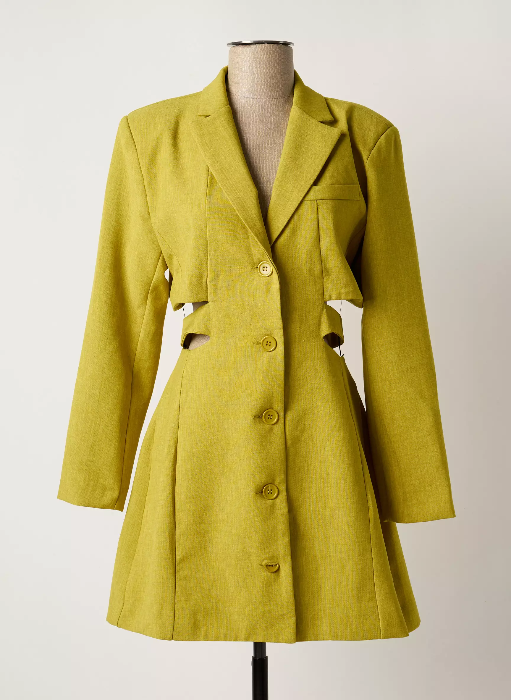 The Lulu Robes Mi Longues Femme couleur vert