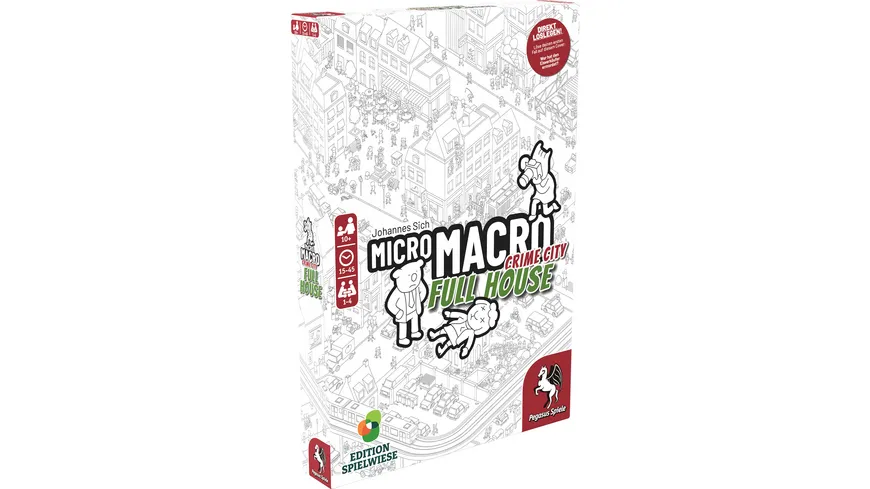 Pegasus - MicroMacro: Crime City 2 – Full House (Edition Spielwiese)