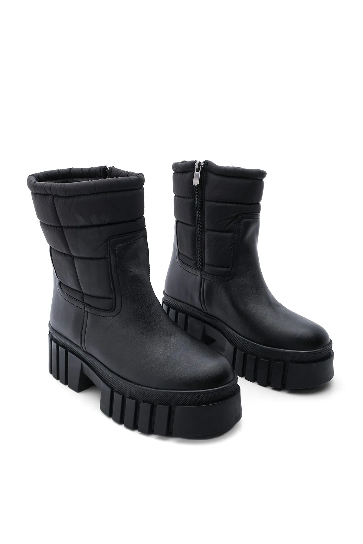 Marjin  Stiefelette - Schwarz - Blockabsatz