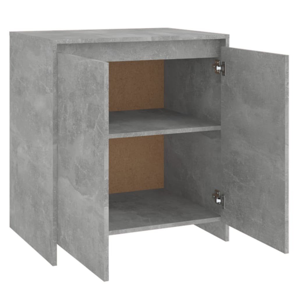 vidaXL Sideboard Sideboard Betongrau 70x41x75 cm Holzwerkstoff (1 St)