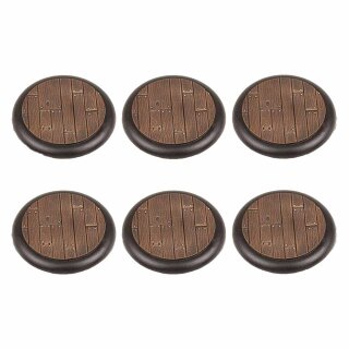 50mm Wooden Plank Bases (6)
