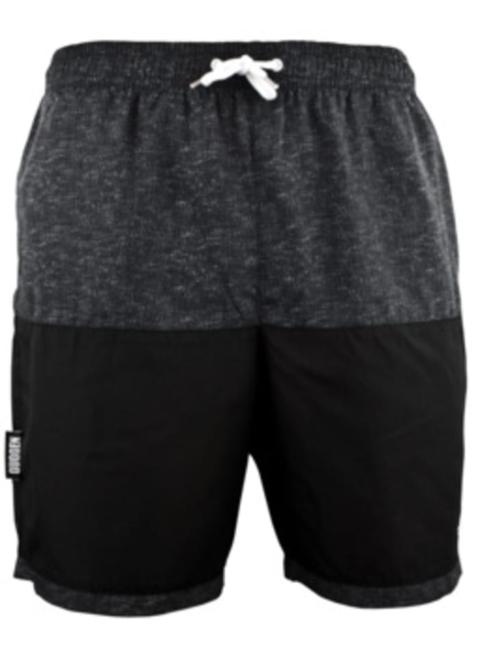 GUGGEN MOUNTAIN Badehose für Herren in schwarz in schwarz günstig kaufen