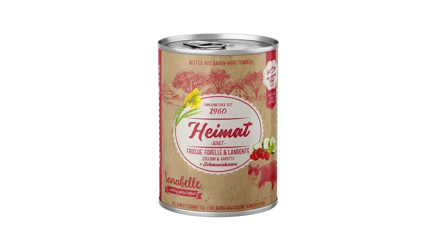 Sanabelle Heimat Forelle Katzennassfutter 400g 450 g