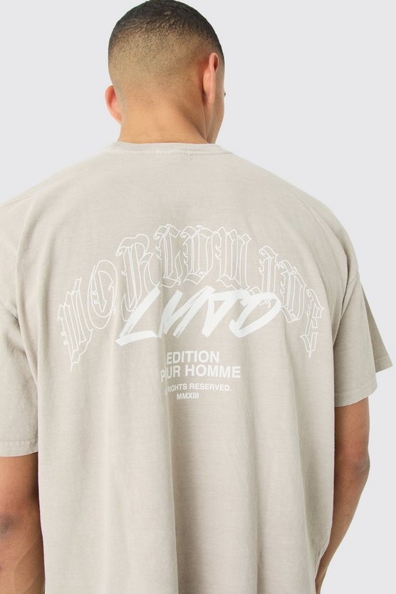 Oversize T-Shirt mit Stern-Print