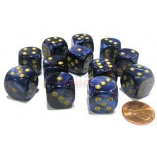 Royal Blue-gold W6 16 mm (Skarabäus) (12)