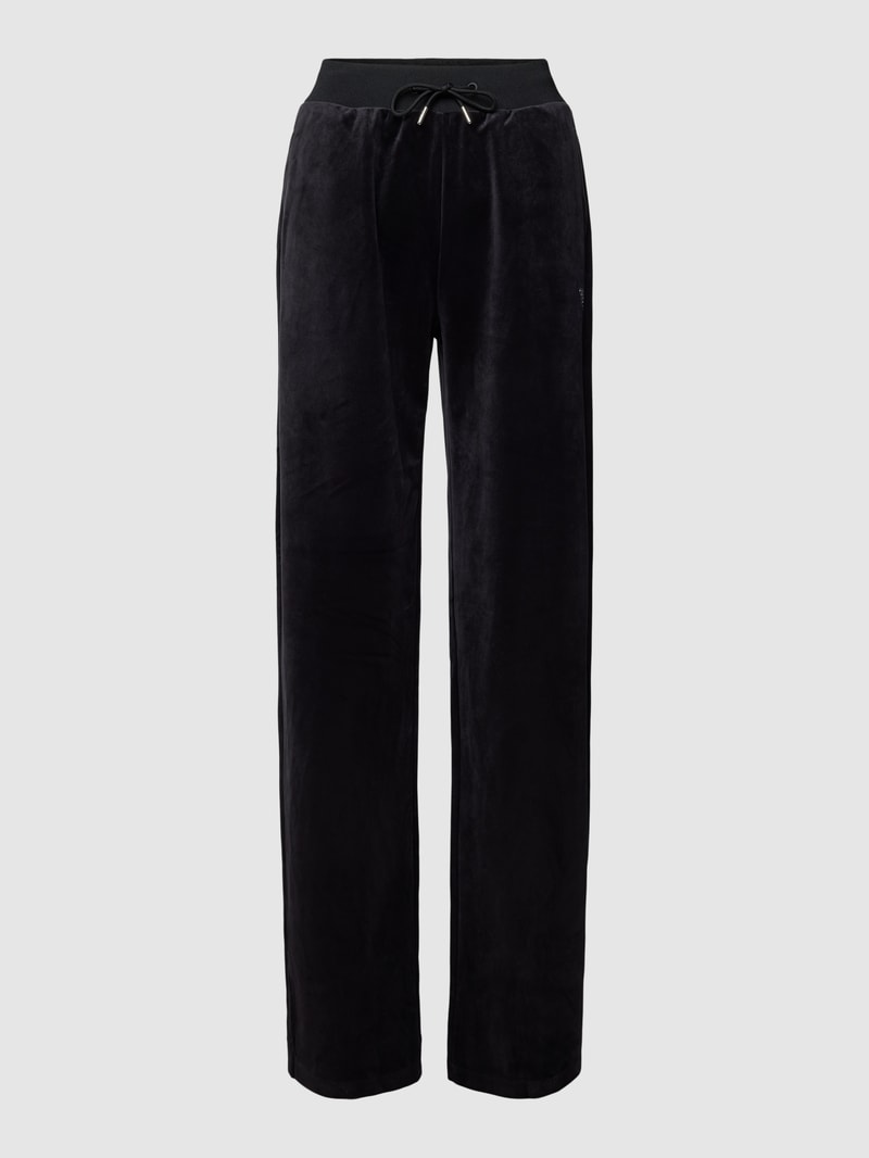 Sweatpants mit Strukturmuster Modell 'COUTURE' in black