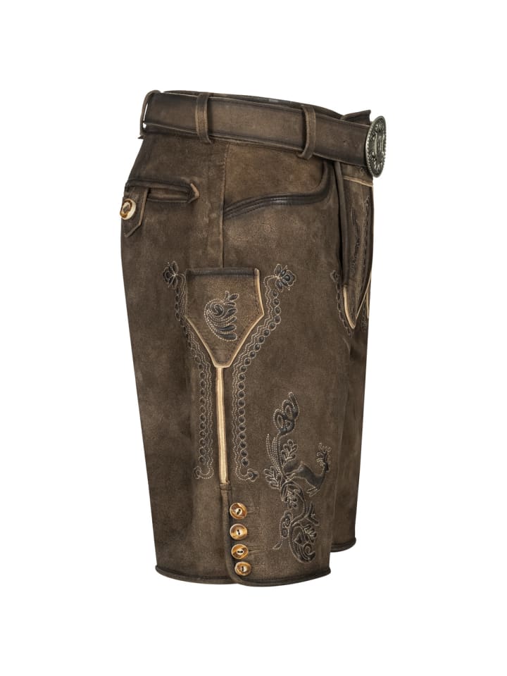 KRÜGER Lederhose Sean in braun günstig kaufen 46