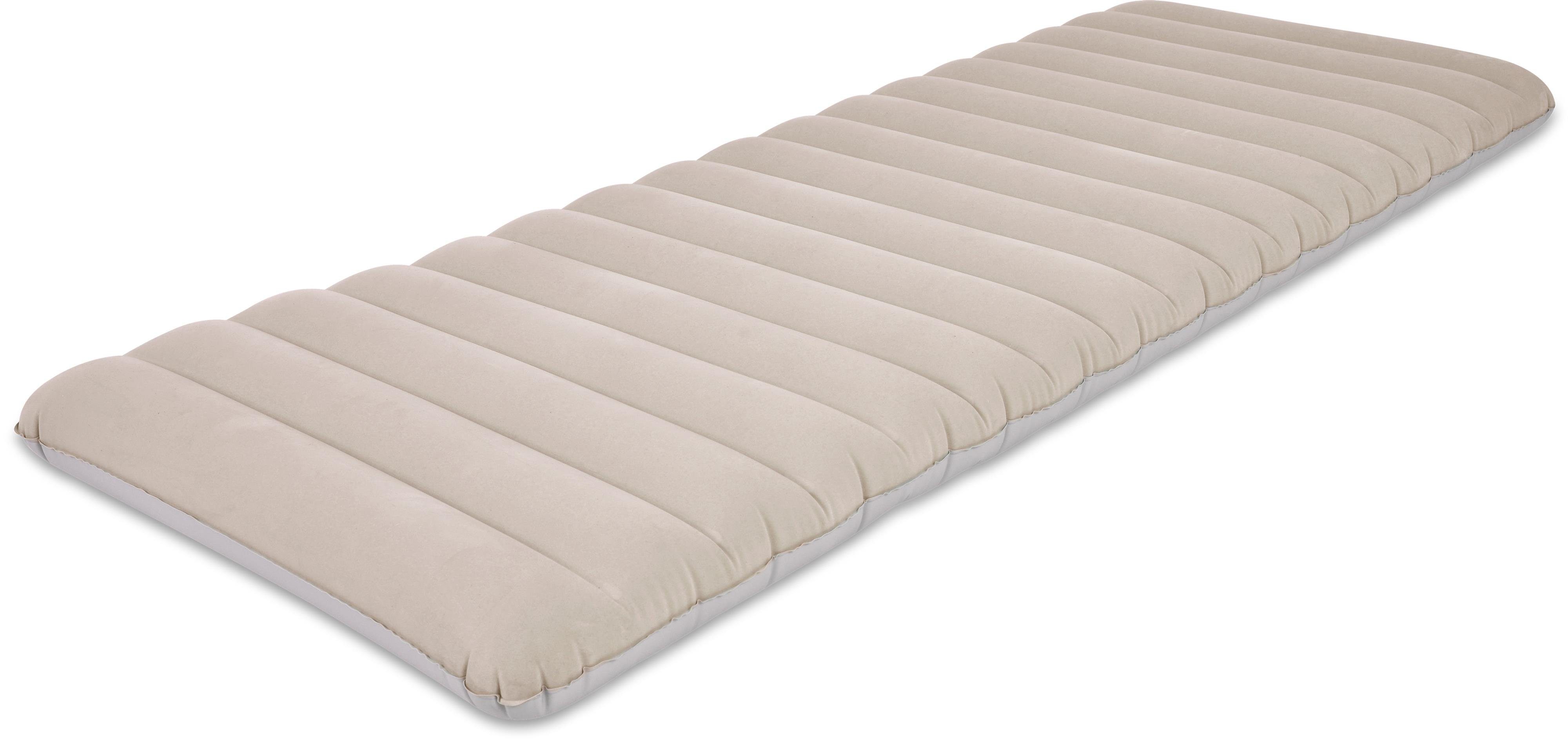 Avenli Luftbett Campingbett aufblasbar 183x71x12 cm, (Luftmatratze für 1 Person), Gästebett mit beflockter Oberfläche