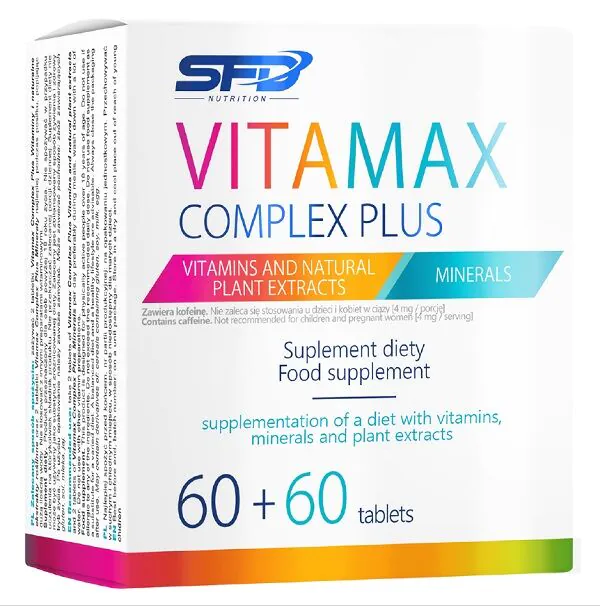 SFD VitaMax Complex Plus, Σετ Βιταμινών και Μεταλλικών Στοιχείων, Δισκία