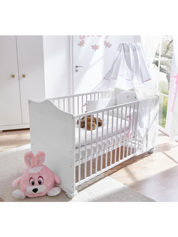 TICAA Babybett Prinzessin Weiß in Weiß günstig kaufen onesize