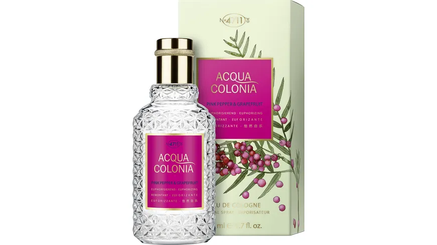 4711 ACQUA COLONIA Pinkpepper + Grapefruit Eau de Cologne 50 ml