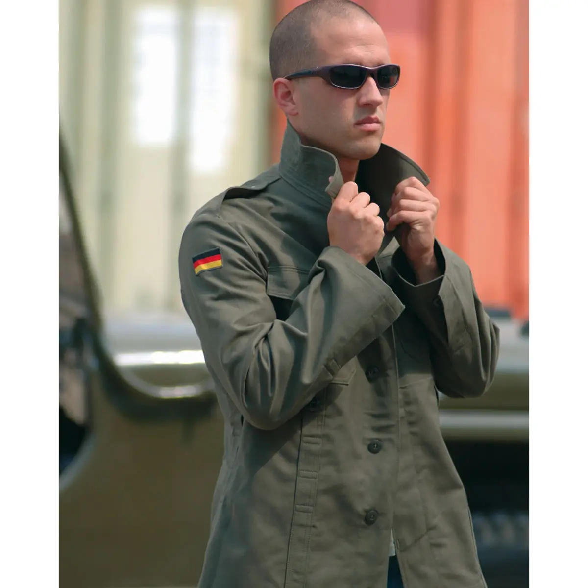 BW Moleskinjacke alte Art oliv