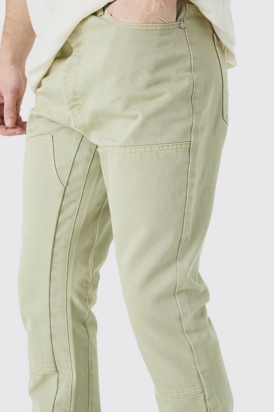 Tall Slim-Fit Schlagjeans
