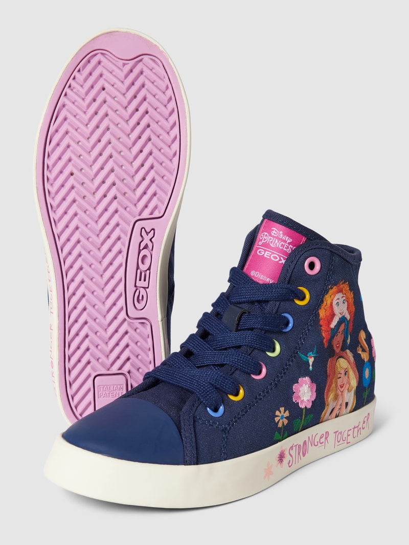 Sneaker mit Print Modell 'CIAK GIRL' in marineblau