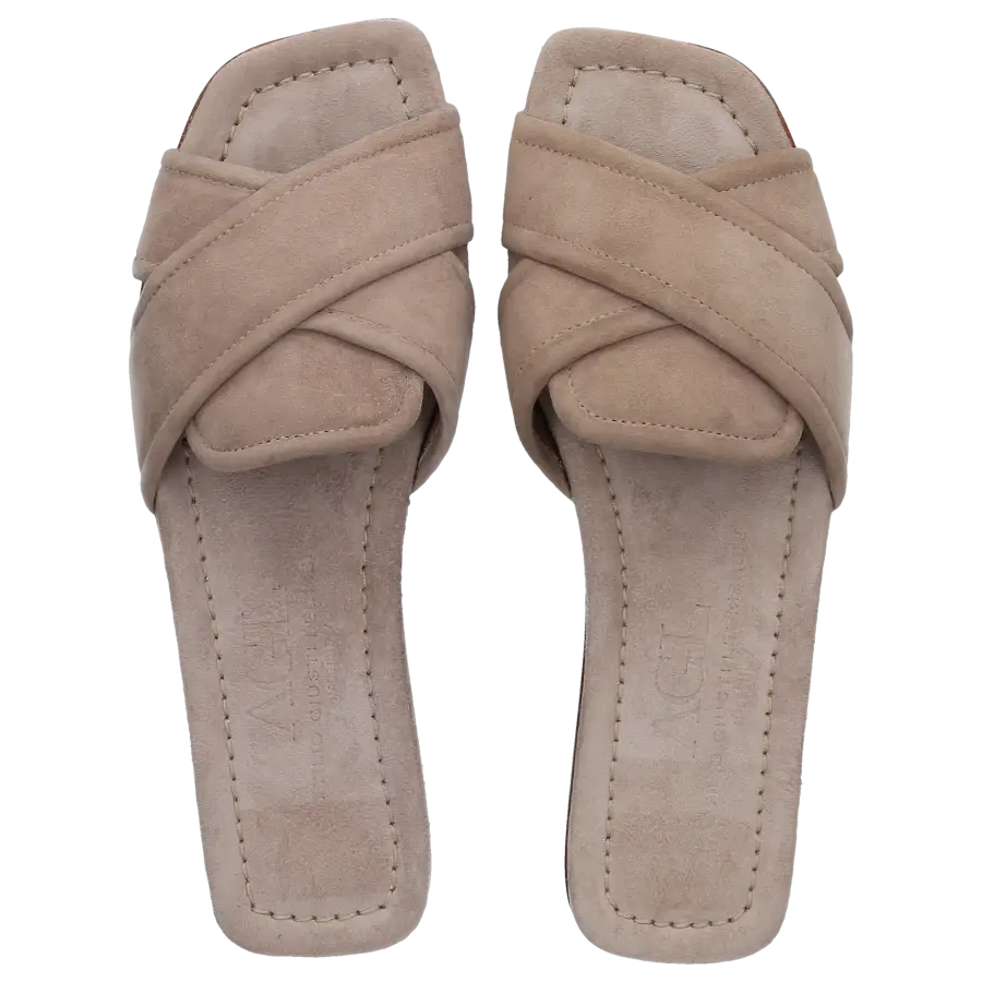 AGL Attilio Giusti Leombruni - Loafer D641002 Veloursleder - beige