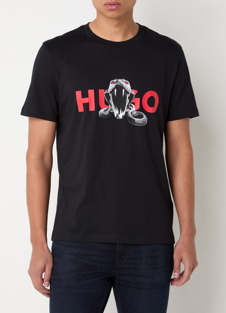 HUGO BOSS Deyladec póló logós nyomtatással