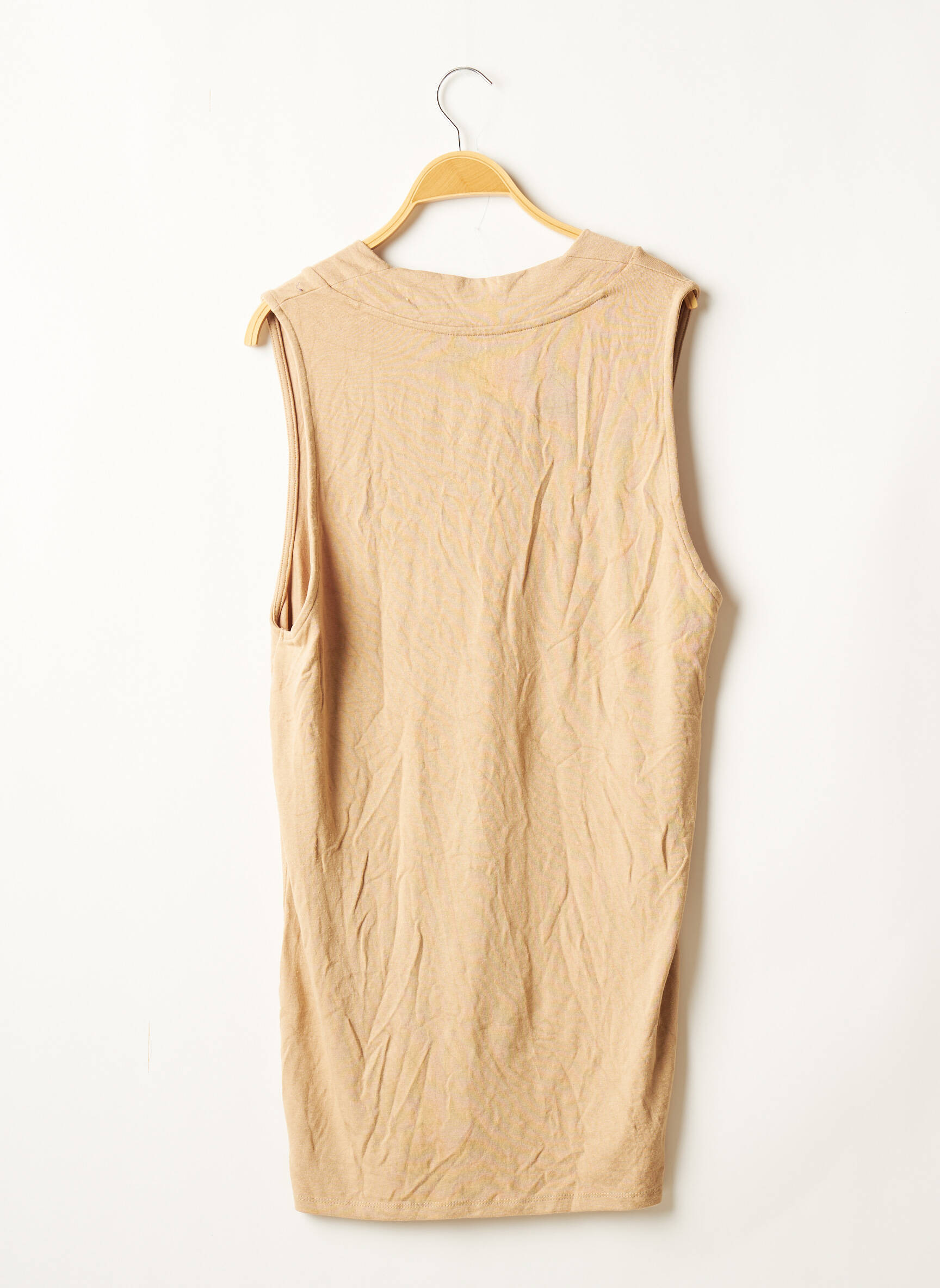 Stradivarius Tuniquesansmanche Femme couleur beige
