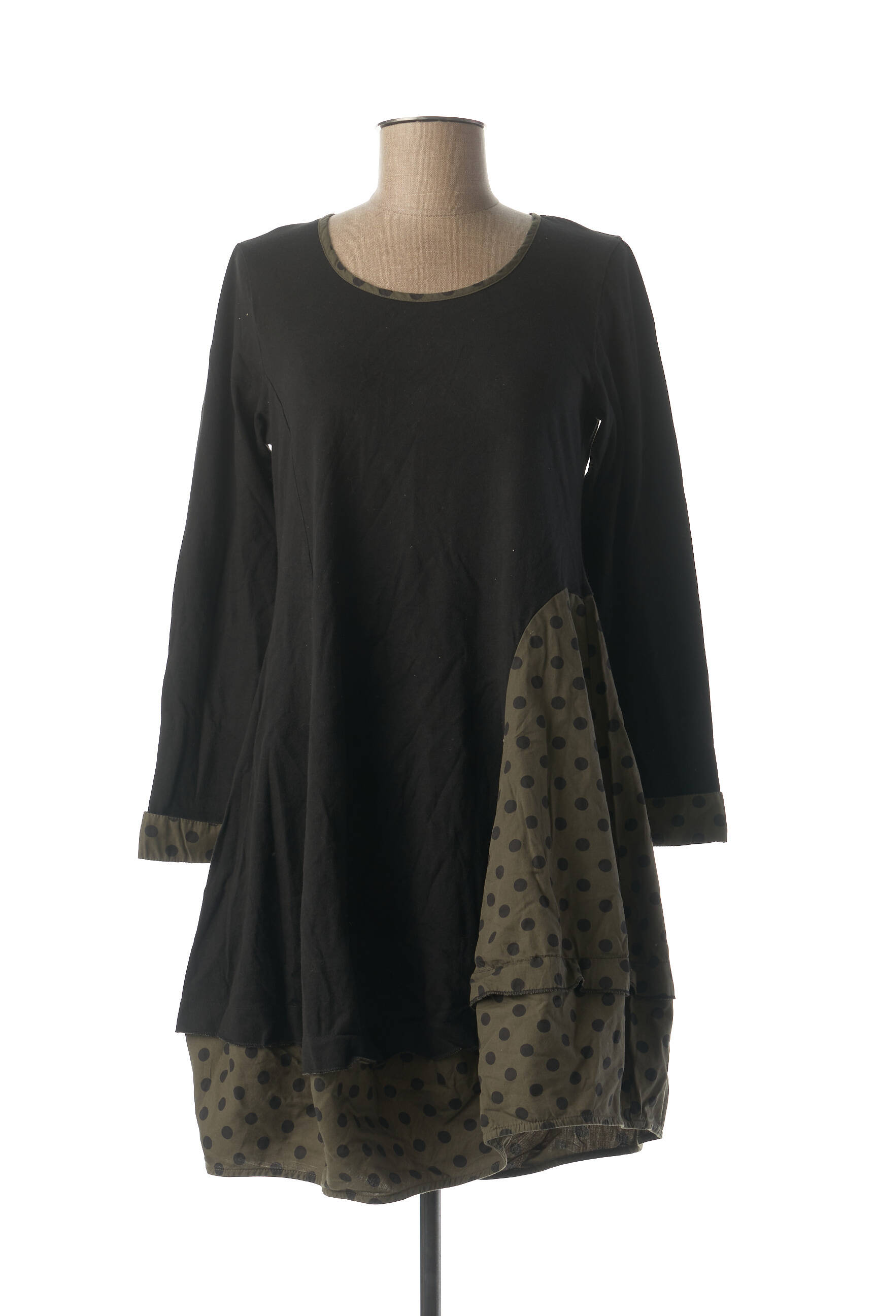 Rhum Raisin Tuniquemanchelongue Femme couleur noir