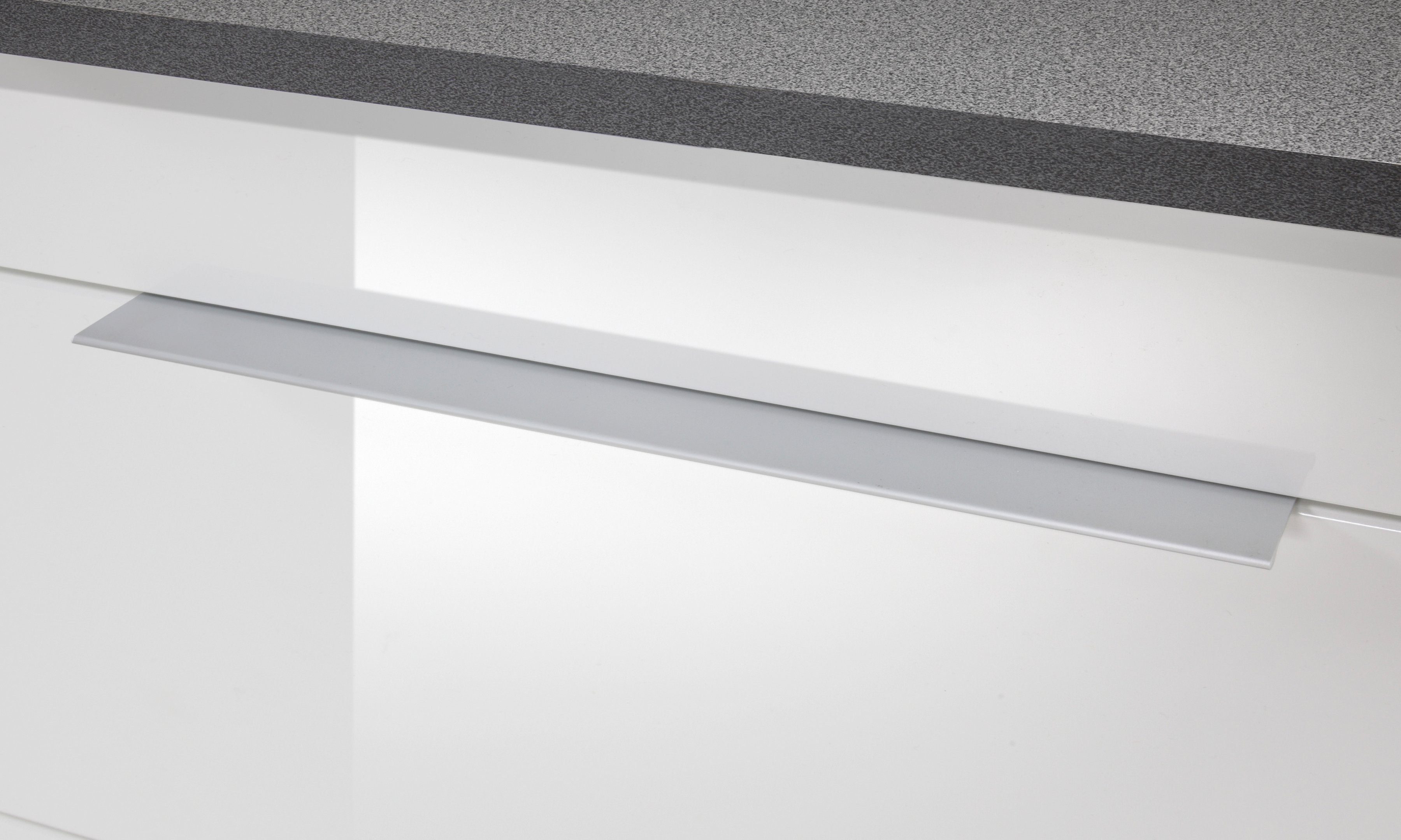 HELD MÖBEL Winkelküche Brindisi, mit E-Geräten, Stellbreite 230/170 cm