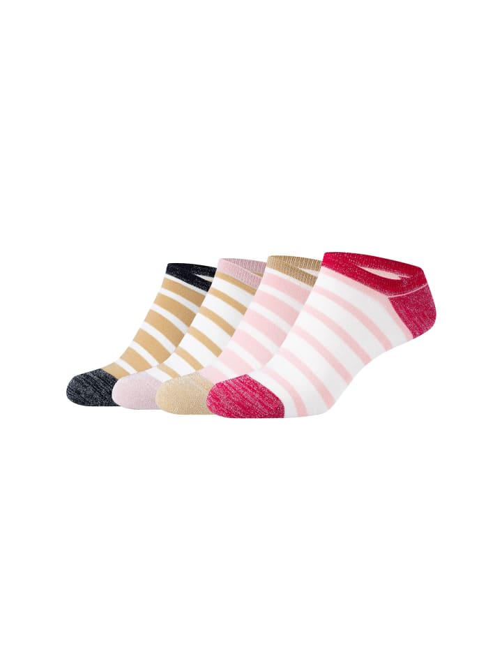 S. Oliver Sneakersocken 4er Pack silky touch in almond blossom günstig kaufen