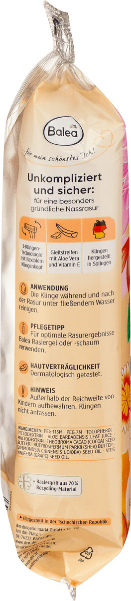 Einwegrasierer 3-Klingen, 8 St