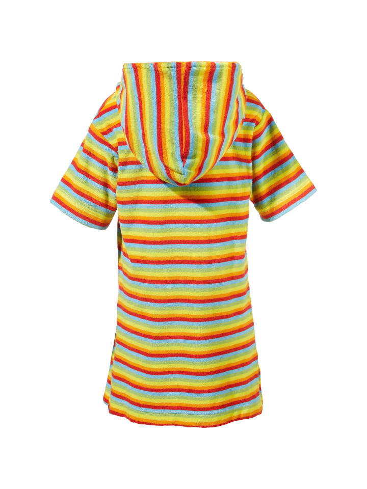 Erwin Müller Frottier Kinder-Poncho Streifen in bunt/orange günstig kaufen