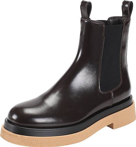 ekonika Stiefelette mit heller Kontrastsohle