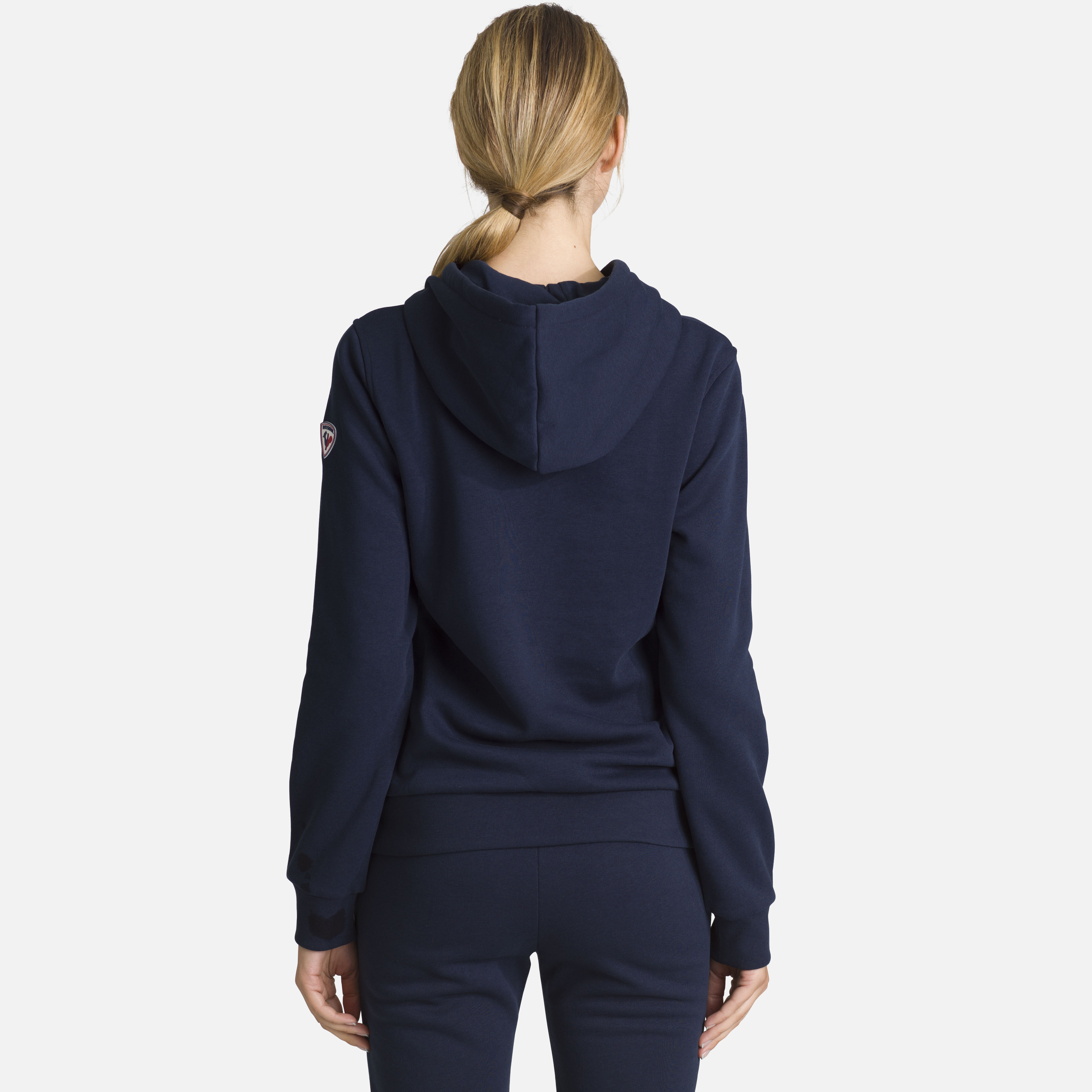 Sweat en coton à capuche Logo Femme