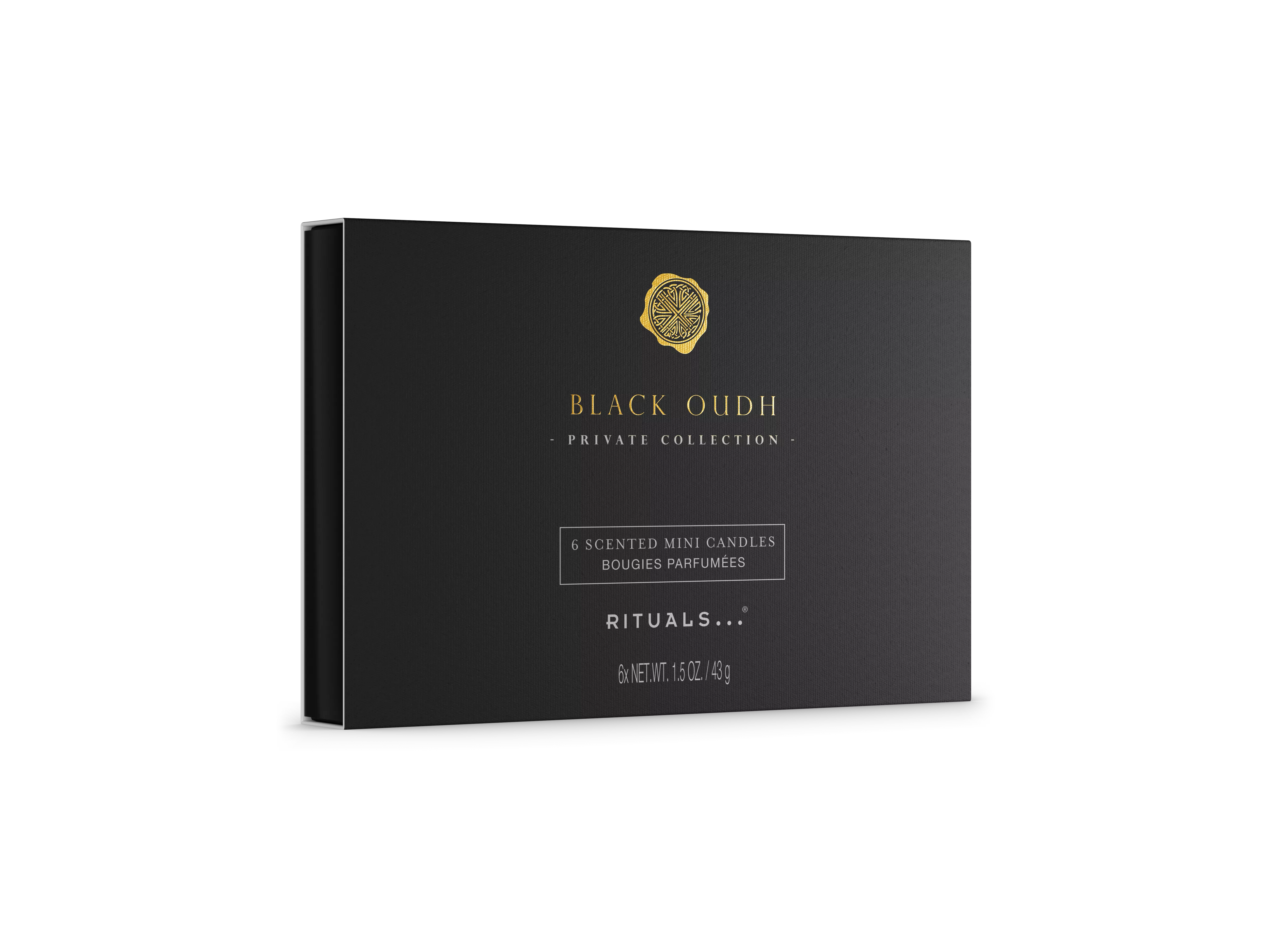 Black Oudh Mini Scented Candles