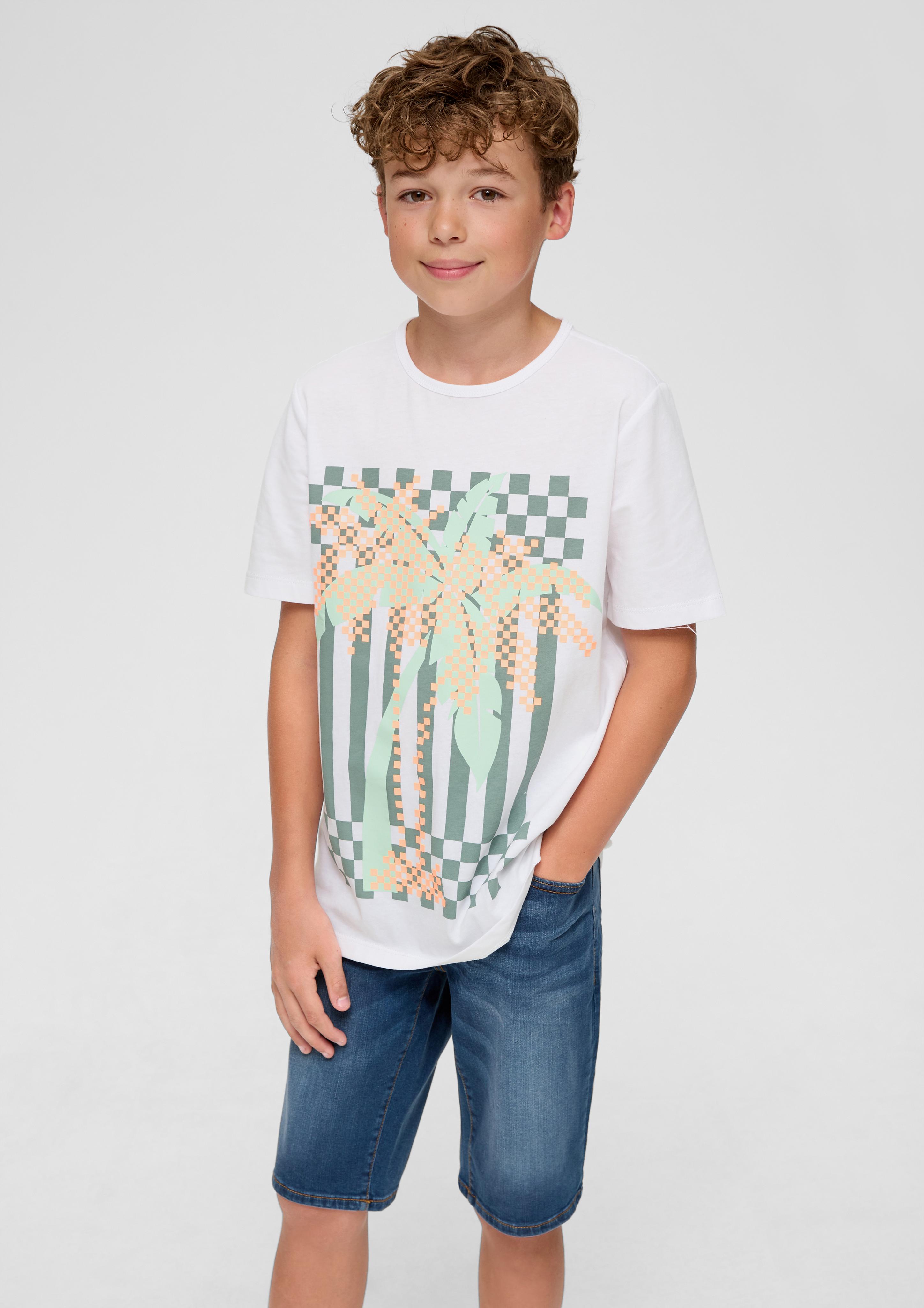 Jerseyshirt mit Frontprint  2130531-0100