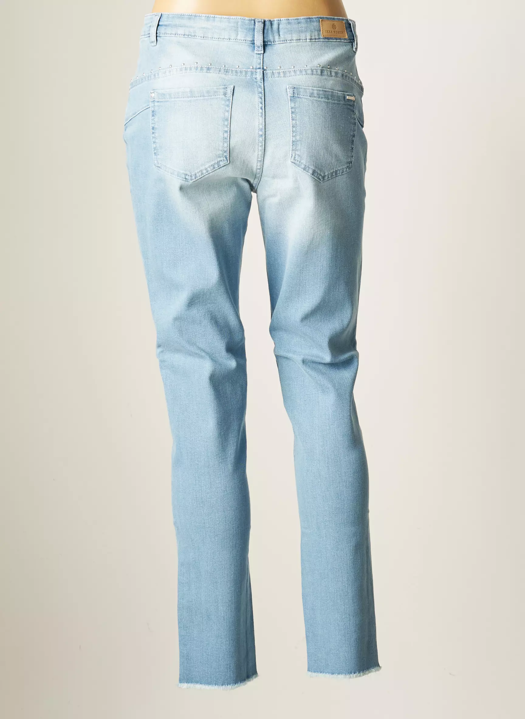 Ikks Jeans Coupe Slim Femme couleur bleu