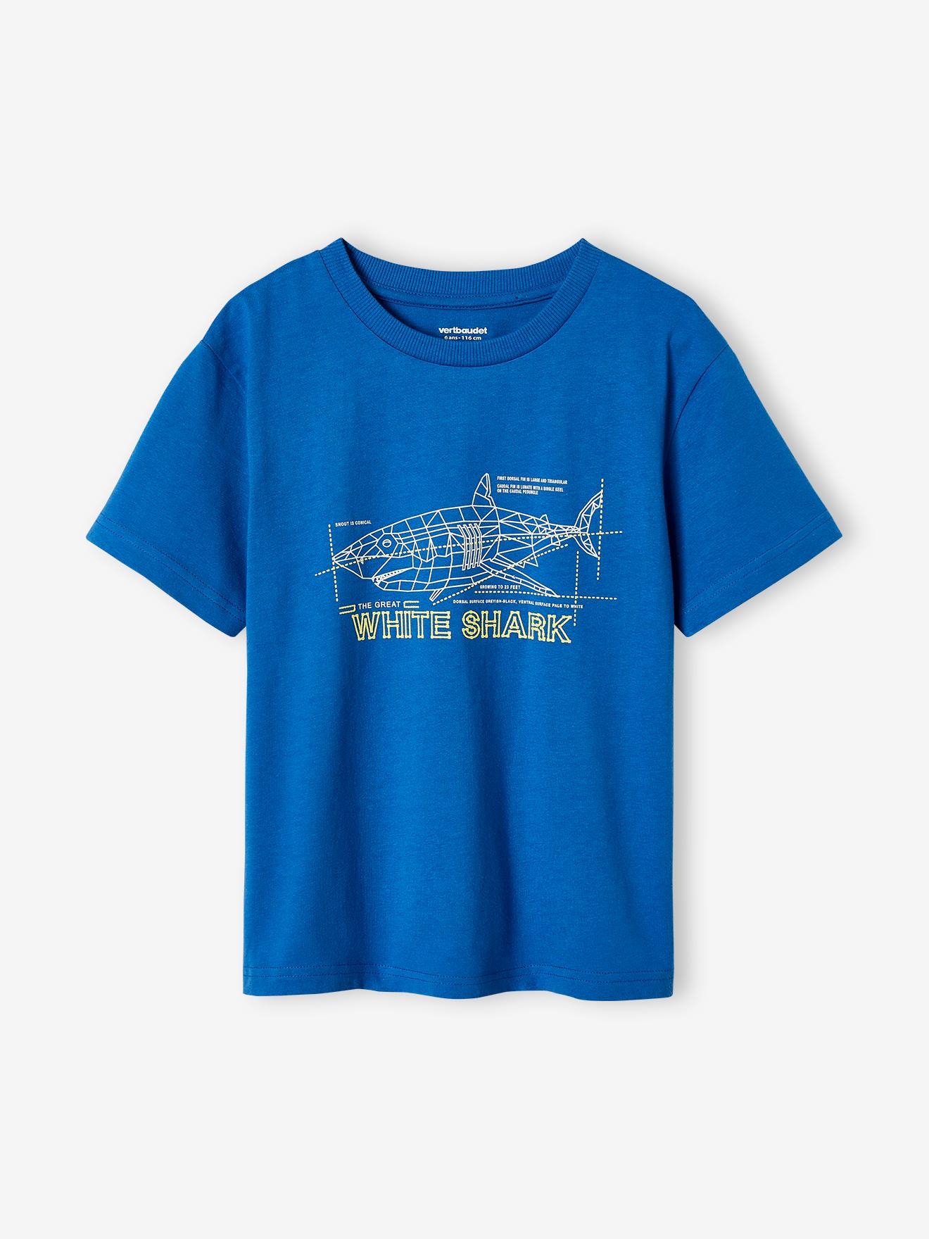 Vertbaudet Jungen T-Shirt, 3D-Print - wollweiß