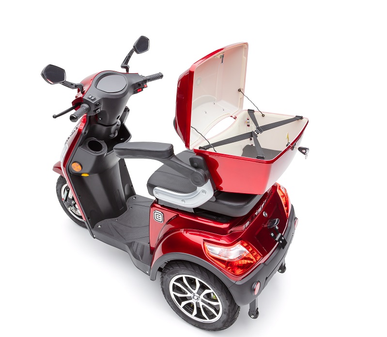 Econelo Elektro Dreirad Roller J1000 Rot