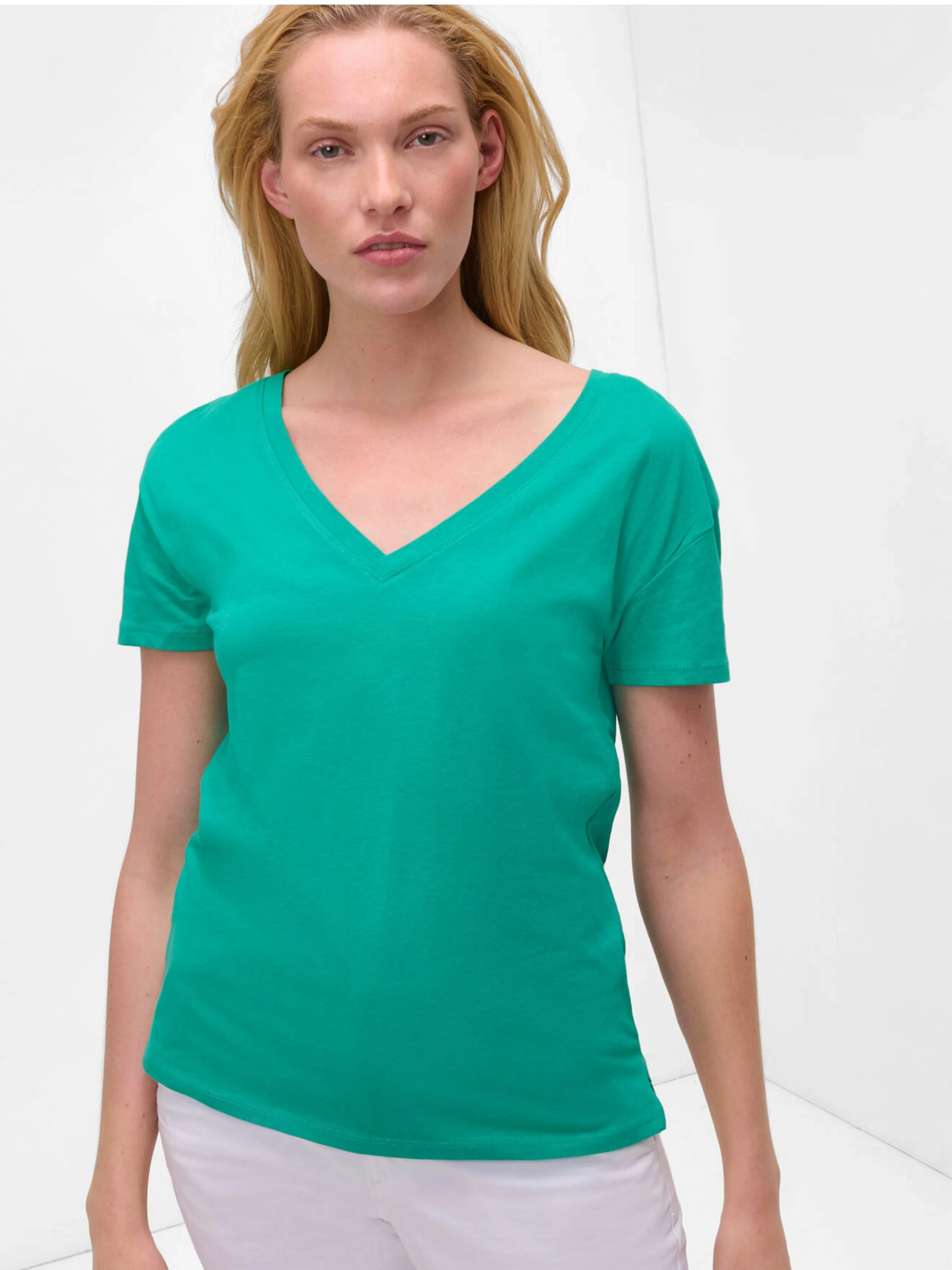 Grünes Basic T-Shirt ORSAY