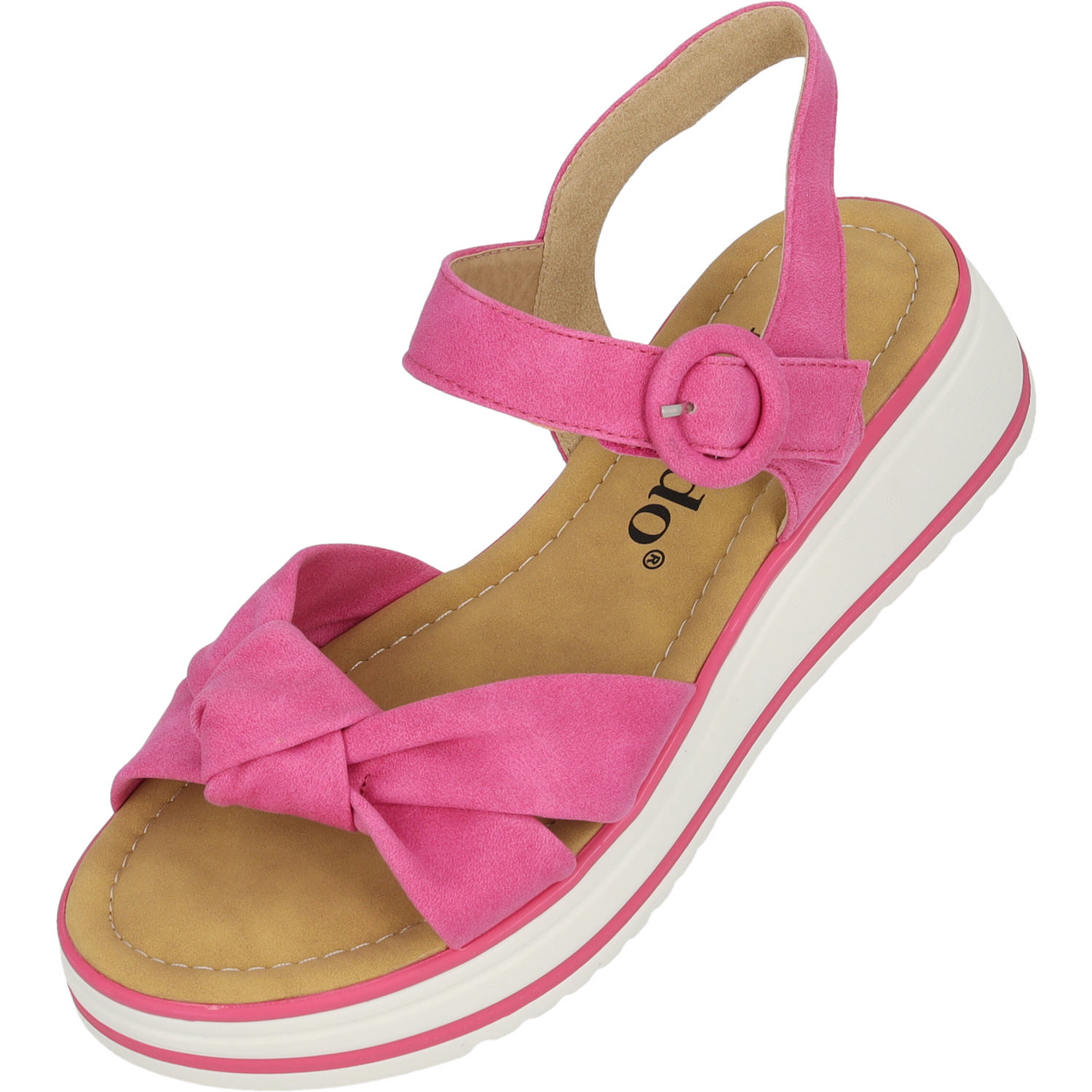 Palado Ebelli, Plateau-Sandaletten, Damen, Pink
