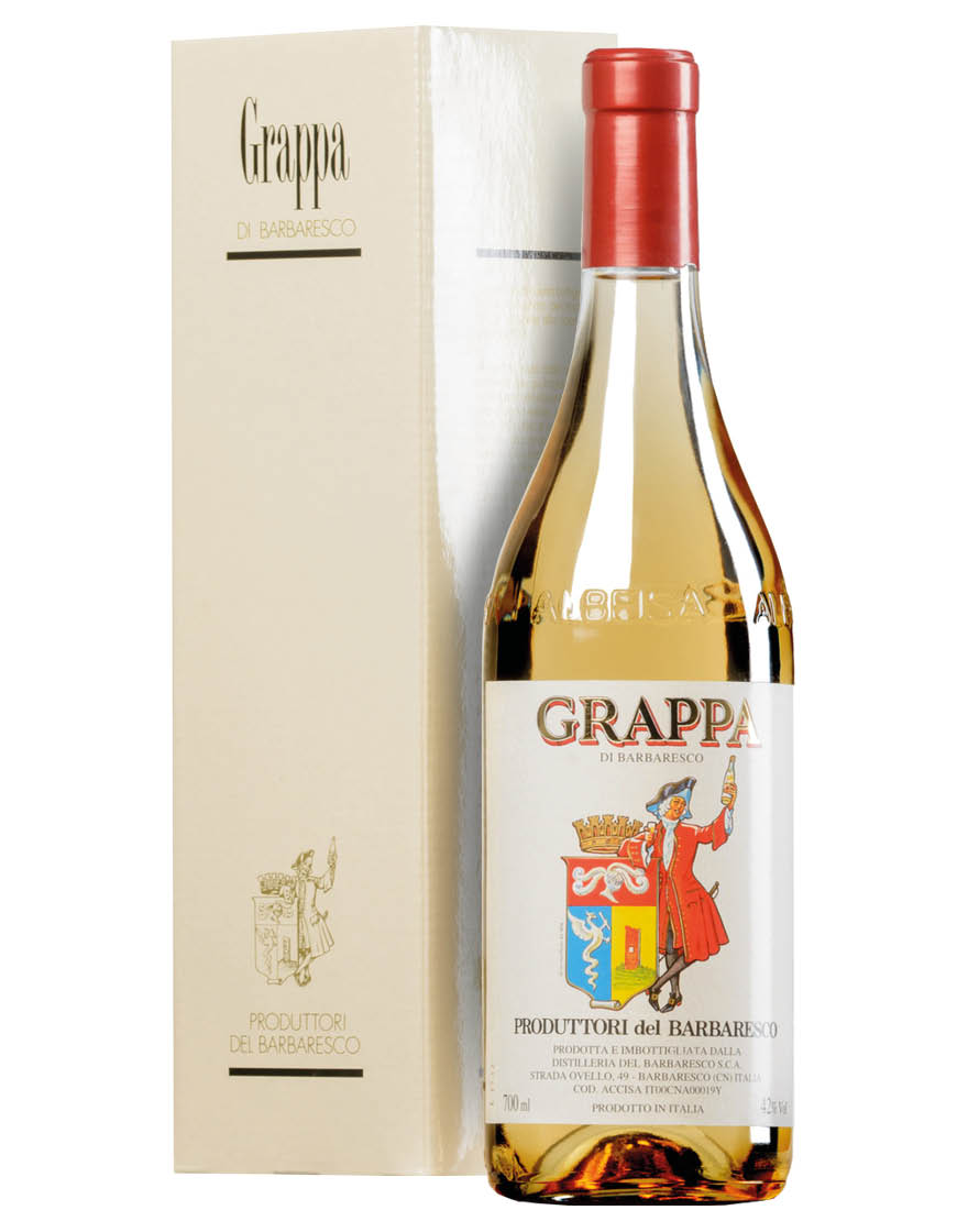 Grappa di Barbaresco Invecchiata Produttori del Barbaresco 0,7 ℓ, En Étui