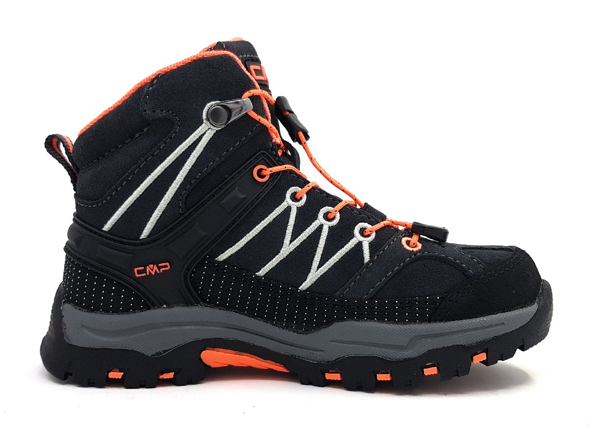 CMP Ki. Trekking Rig. Waterpr 3Q12944 Grau 47UG Grey/ Orange