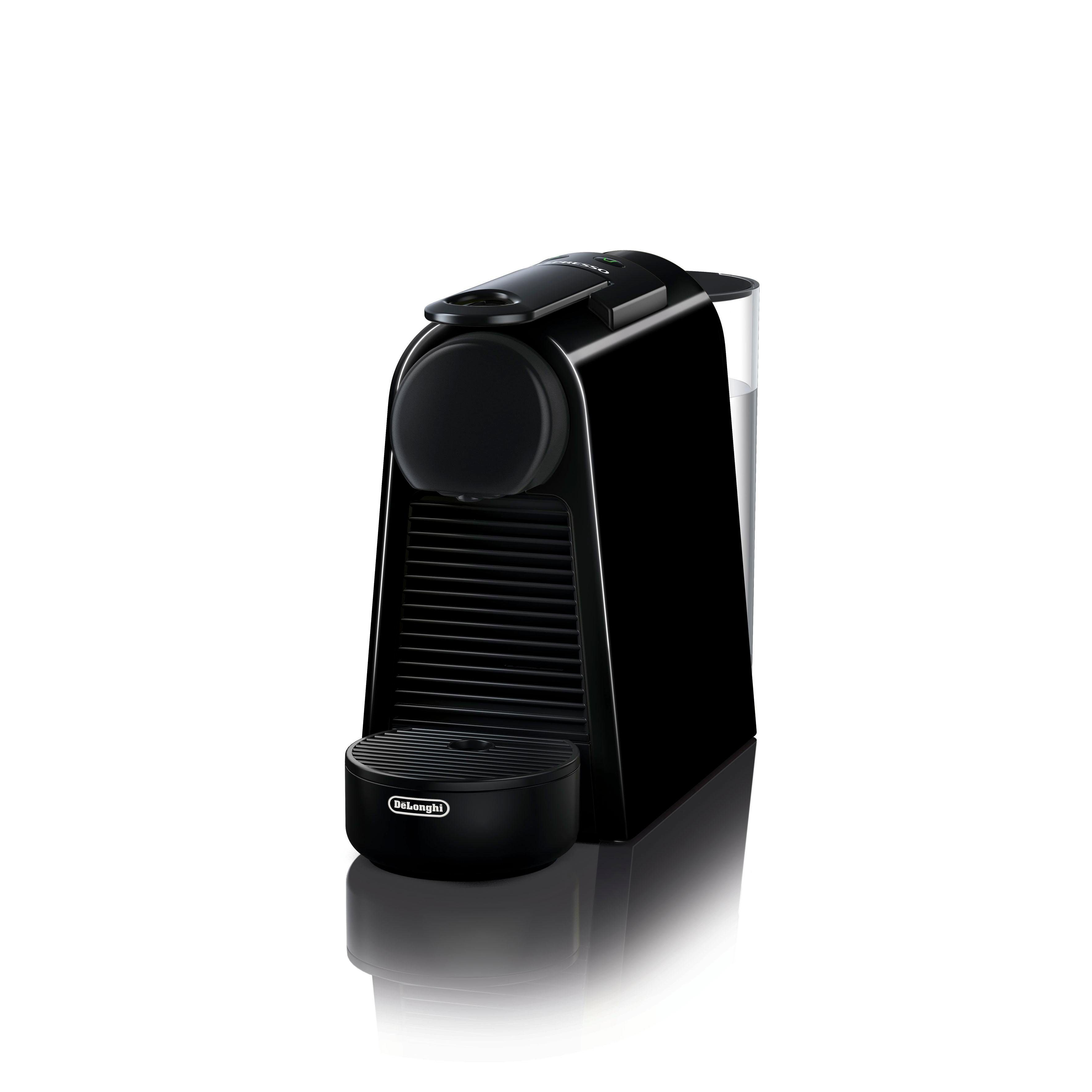 Nespresso Kapselmaschine Essenza Mini EN85.B von DeLonghi, Black, inkl. Willkommenspaket mit 7 Kapseln