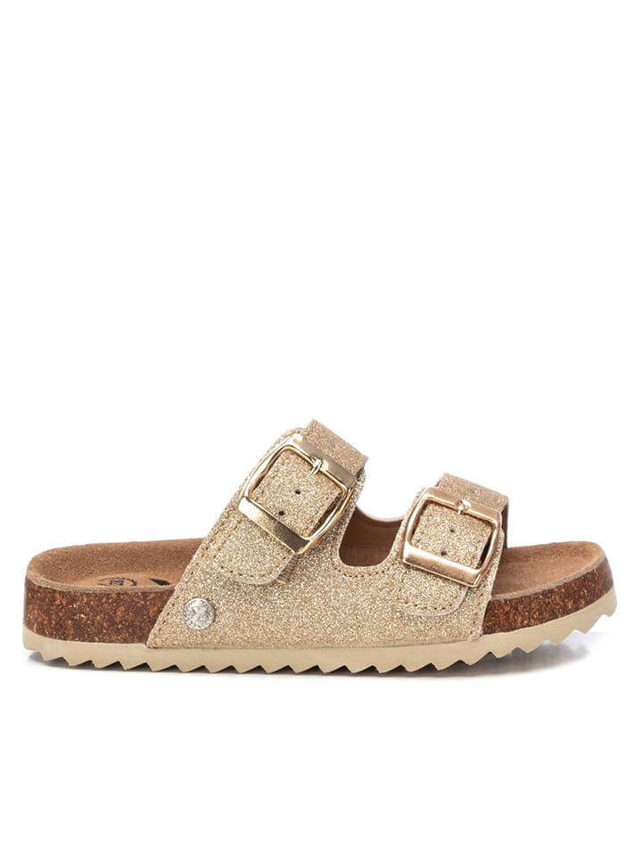 XTI Kids Pantoletten in Gold günstig kaufen