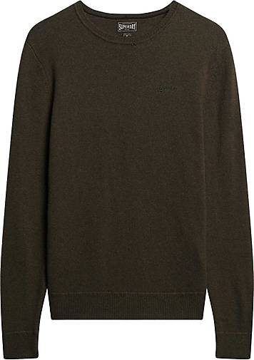Superdry Strickpullover ESSENTIAL SLIM FIT CREW JUMPER