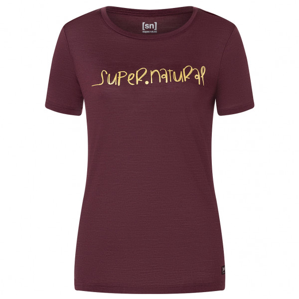 super.natural - Women's Signature Tee - Merinoshirt