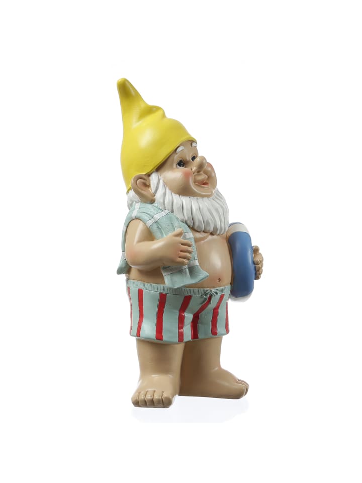 MARELIDA Gartnzwerg BERT im Badeanzug Gartenfigur H: 30cm in bunt günstig kaufen onesize