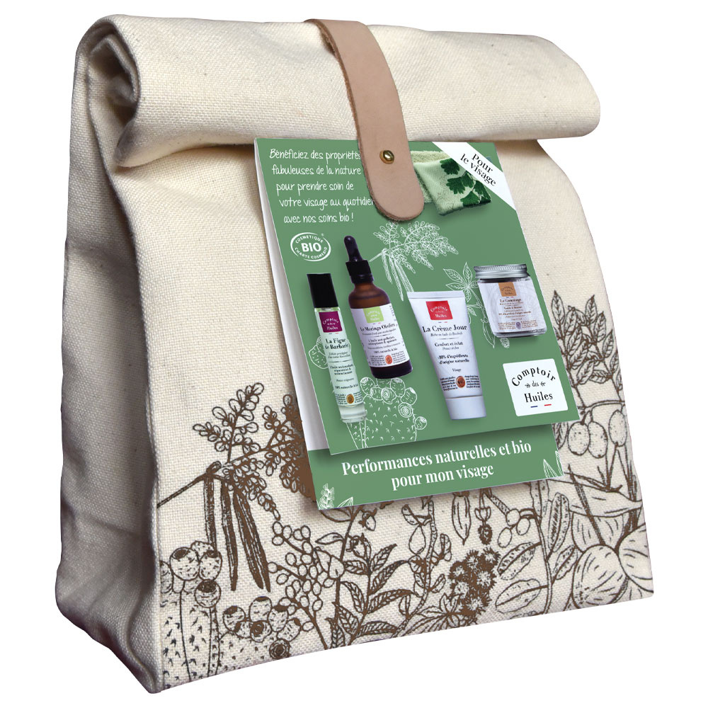 comptoir des huiles Performances naturelles et bio pour monvisage Pack soins