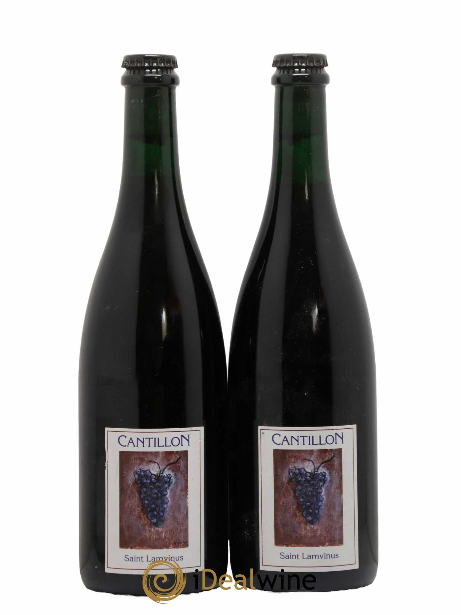 Alcools divers Bière Gueuze Brasserie Cantillon Saint Lamvinus 2016 - Lot de 2 Bouteilles