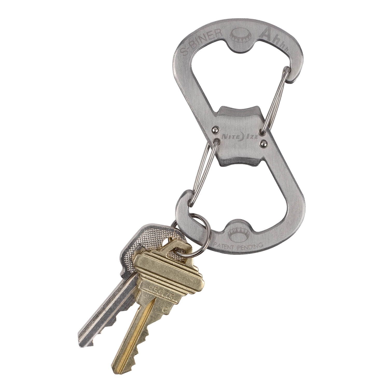 Stainless Bottle Opener S-Biner Karabiner