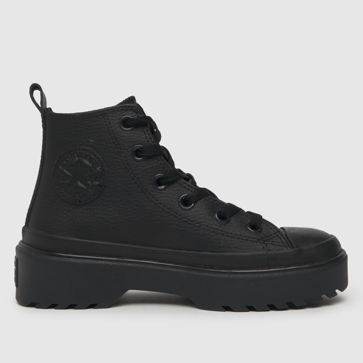 Črni športni copati Converse All Star z vzmetmi in platformo za otroke