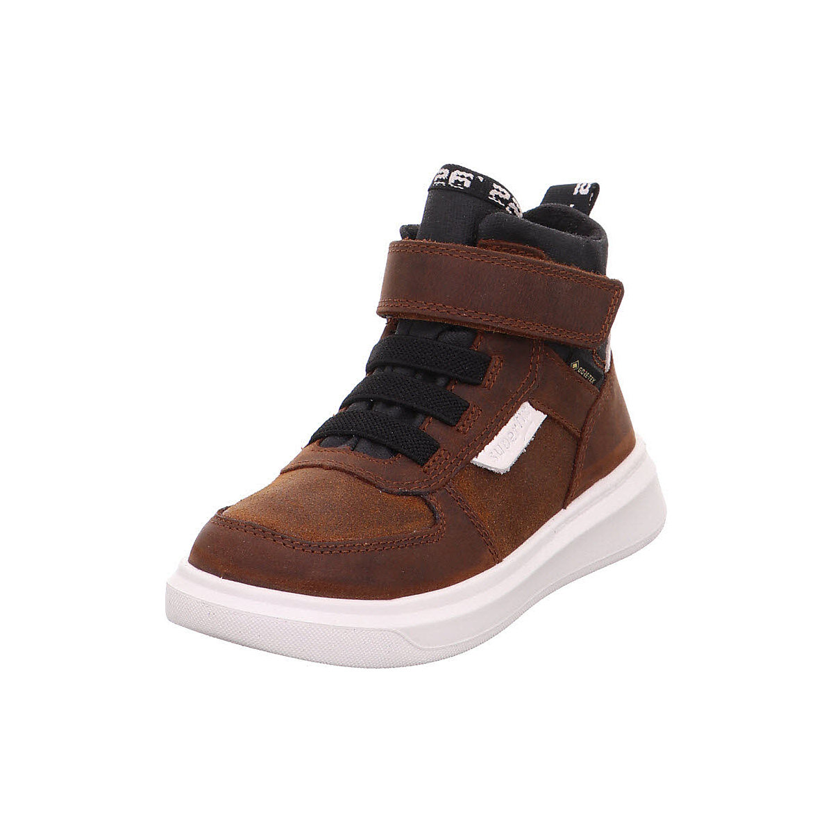 Jungen Schnürhalbschuhe Cosmo Boots Kinderschuhe Lederkombination uni Outdoorschuhe