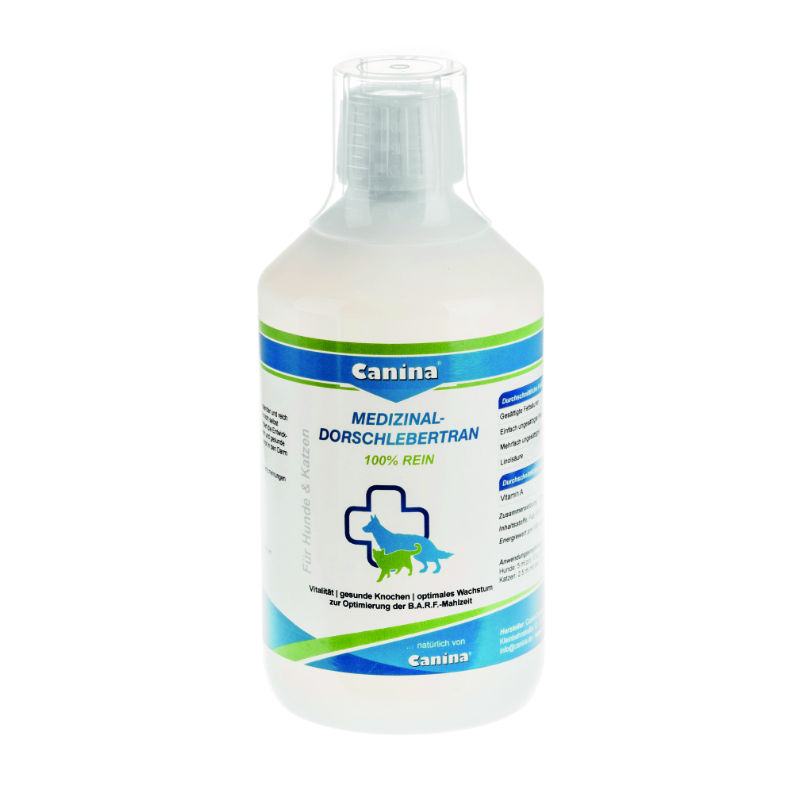Canina Ergänzungsfutter & Aufzucht Canina Medizinal-Dorschlebertran 500ml