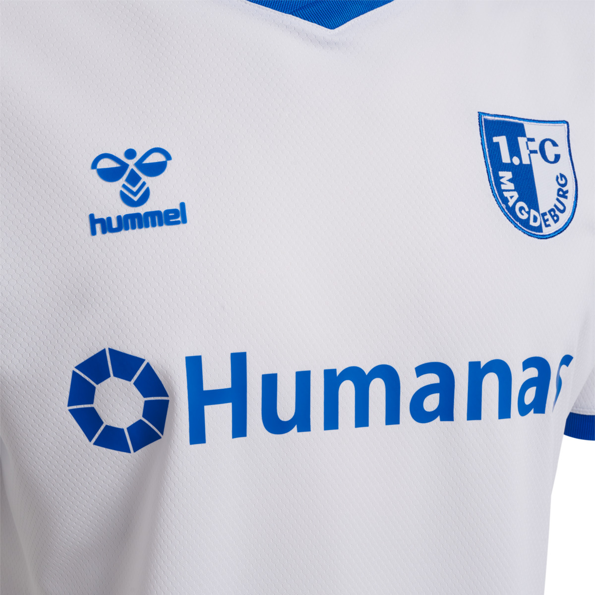 Hummel 1.FCM 23/24 Home Jersey S/S Trikot weiss